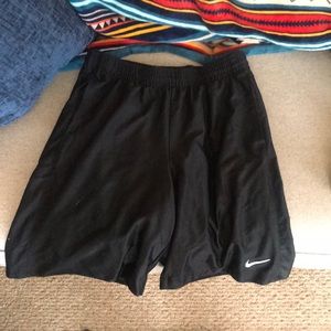 Black nike basketball shorts